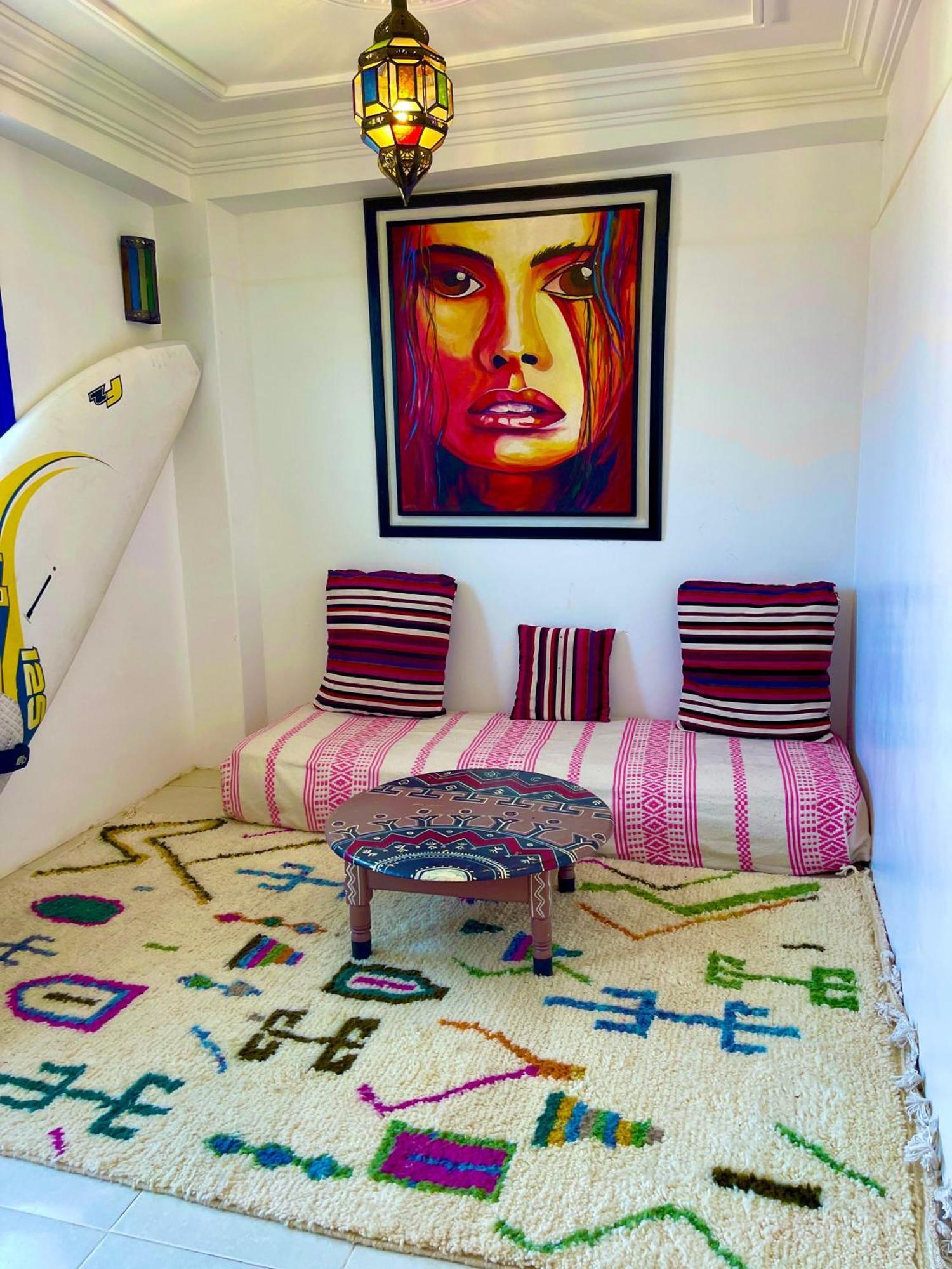 Surf & Salsa Ocean House Bed & Breakfast Tamraght Bagian luar foto