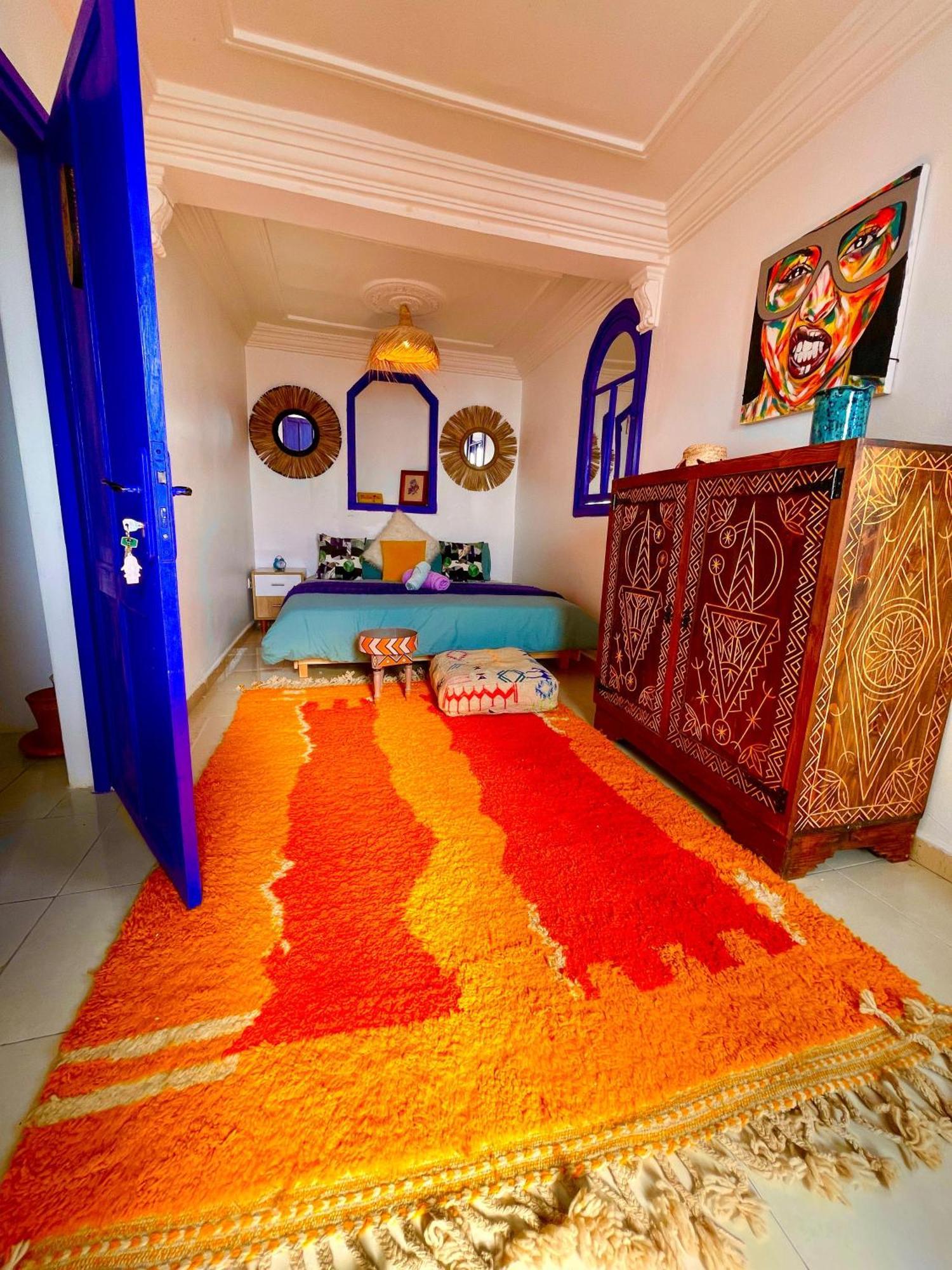 Surf & Salsa Ocean House Bed & Breakfast Tamraght Bagian luar foto