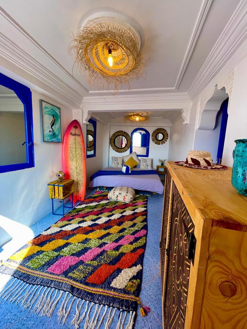 Surf & Salsa Ocean House Bed & Breakfast Tamraght Bagian luar foto